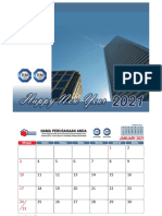 2021 Desktop Calendar Office