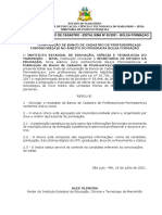 RESULTADO DO BANCO DE CADASTRO Edital IEMA BOLSA FORMAÇÂO N. 5 2021