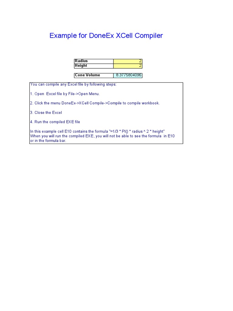 Compile Excel Files with DoneEx XCell | PDF | Teaching Methods ...