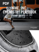 Nike, Inc. Chemistry Playbook: & Restricted Substances List 2021