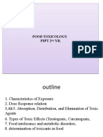 Food Toxicology FSPT 2 YR. Food Toxicology FSPT 2 YR.: ND ND