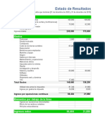 Plantilla Estado de Resultados en Excel