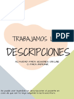 Trabajando descripciones