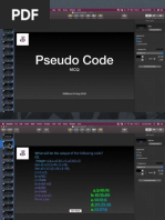 Pseudo Code: lll'JIII