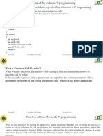 Function Call by Value in C Programming