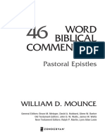 Word Biblical Excerpt Pastoral Epistles Ephesian Problem