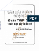 Cac Bai Toan Chon Loc 45 Nam Tap Chi Toan Hoc & Tuoi Tre