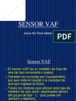 Sensor VAF DATOS TECNICOS 