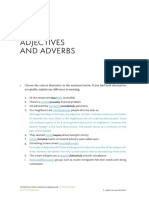 Adjectives and Adverbs: Key To Exercises Third Edition