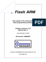 J-Flash ARM: User Guide of The Stand-Alone Flash Programming Software