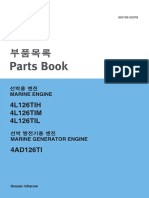 Doosan 4l126ti - 4ad126ti Parts Manual