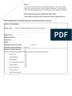 Research Ethics Approval Form: Section 1: Basic Details Project Title