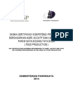 Skema Sertifikasi Cluster Kkni Food Production 2014