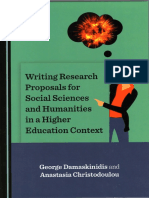 Writing Research Proposals Social Sciences Humanities HE Context