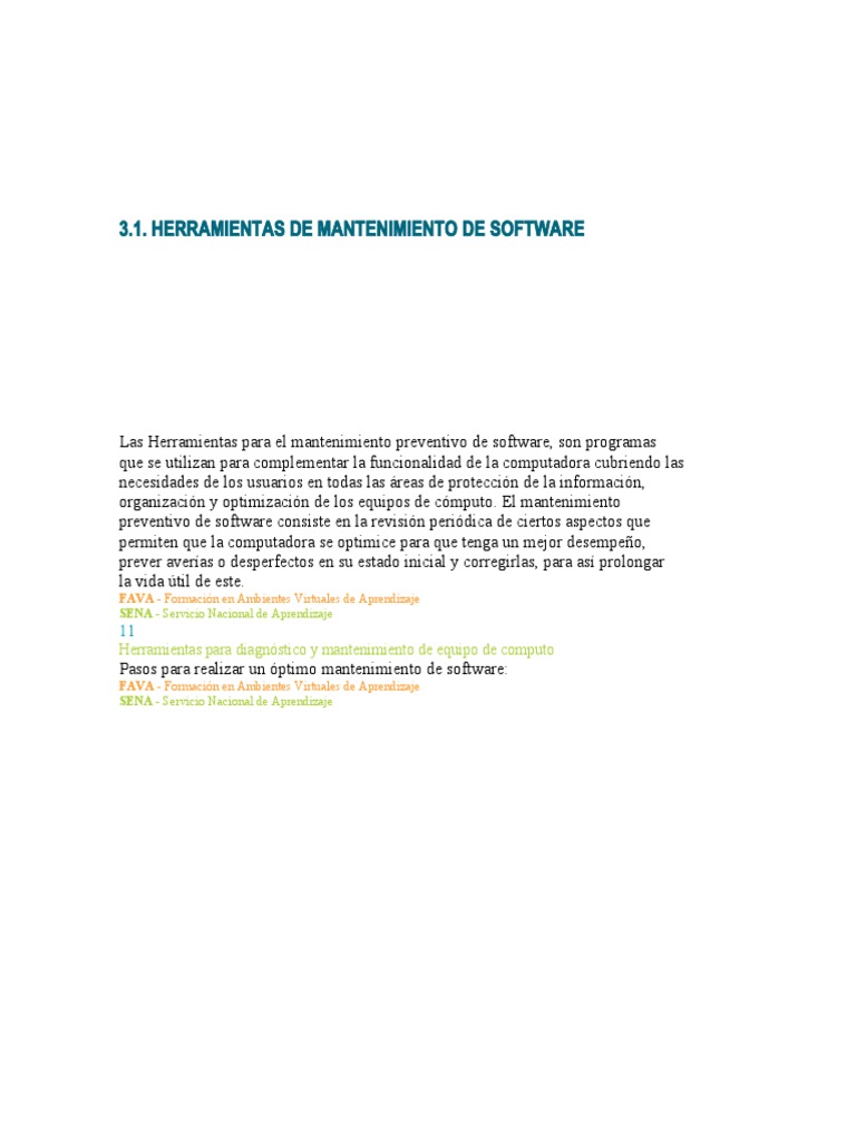 Mantenimiento Preventivo de Computadoras | PDF | Software antivirus ...
