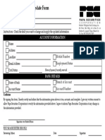 Customer Information Update Form