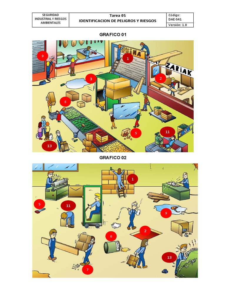 Tarea 05 - Identificacion de Peligros y Riesgos | PDF