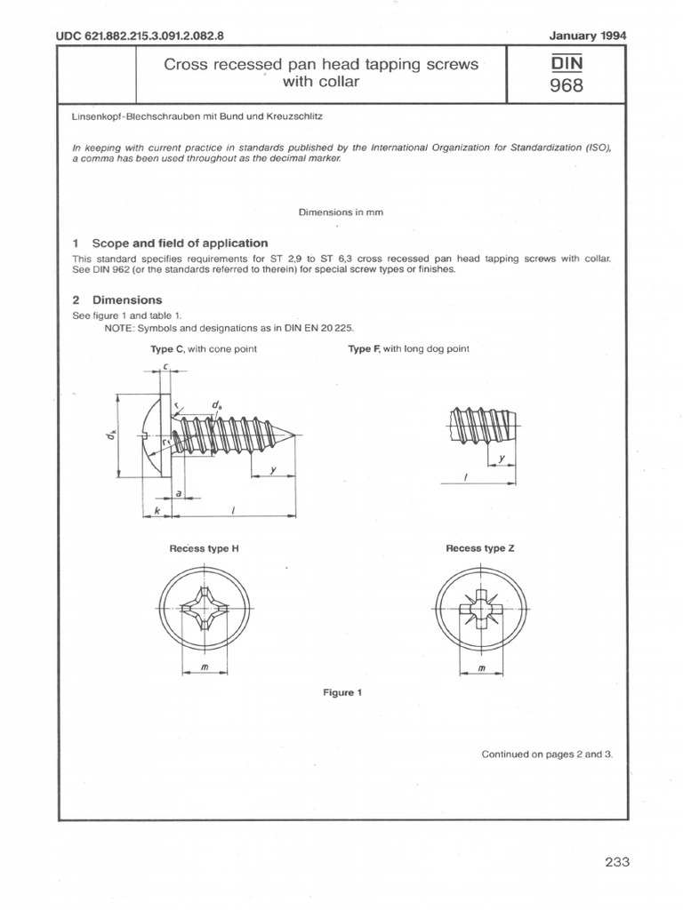 Din 968 | PDF
