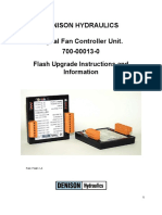 Denison Hydraulics Digital Fan Controller Unit. 700-00013-0: Flash Upgrade Instructions and Information