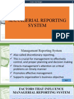 Management Reporting System