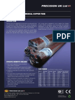 EN 13348 Degreased Medical Copper Tube - Rev 1 Data Sheet