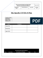 COVID-19 Environmental Health and Safety Plan