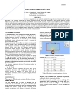 Informe 11. Potencia de La Corriente Eléctrica