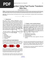 Gender Recognition Using Fast Fourier Transform With Ann