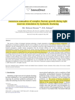 Numerical Simulation of Complex Fracture Growth During Tight Reservoir Stimulation by Hydraulic Fracturing