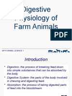 Digestive Physiology of Farm Animals: WF-R Animal Science 1 WF-R Animal Science 1