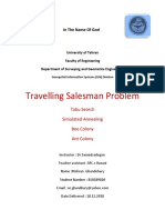 Travelling Salesman Problem: in The Name of God