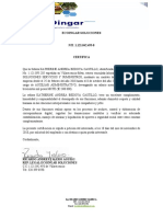 Certificado laboral Katherine Bedoya Ecoingar Soluciones