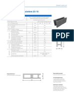 Leier Beton Zsaluzoelem ZS 15 Termekadatlap