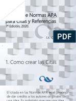 Síntesis Normas APA 7ma Edición-2020