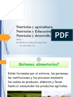 Nutrición y Agricultura