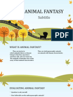 Animal Fantasy: Subtitle