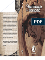 Libro Psicopatologia Del Homicidio