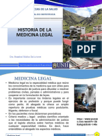 Clase N°1 Historia de La Medicina Legal y Forense