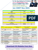Mission CSEET Nov 2021: Download ICSI Modules From Here