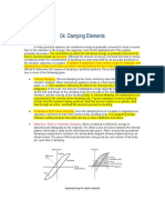 Week 4.damping Elements