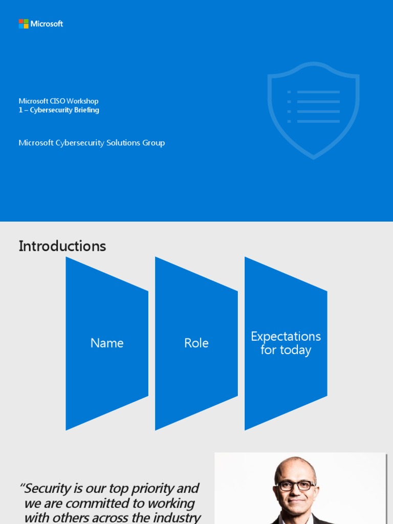 Microsoft Cybersecurity Solutions Group | PDF | Cloud Computing | Security