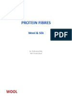 Properties and Uses of Protein Fibres Like Wool and Silk
