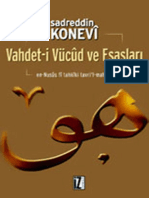 Vahdet-I Vücud Ve Esasları - Sadreddin Konevi