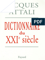 Dictionnaire Du XXIe Siècle by Jacques Attali Attali, Jacques