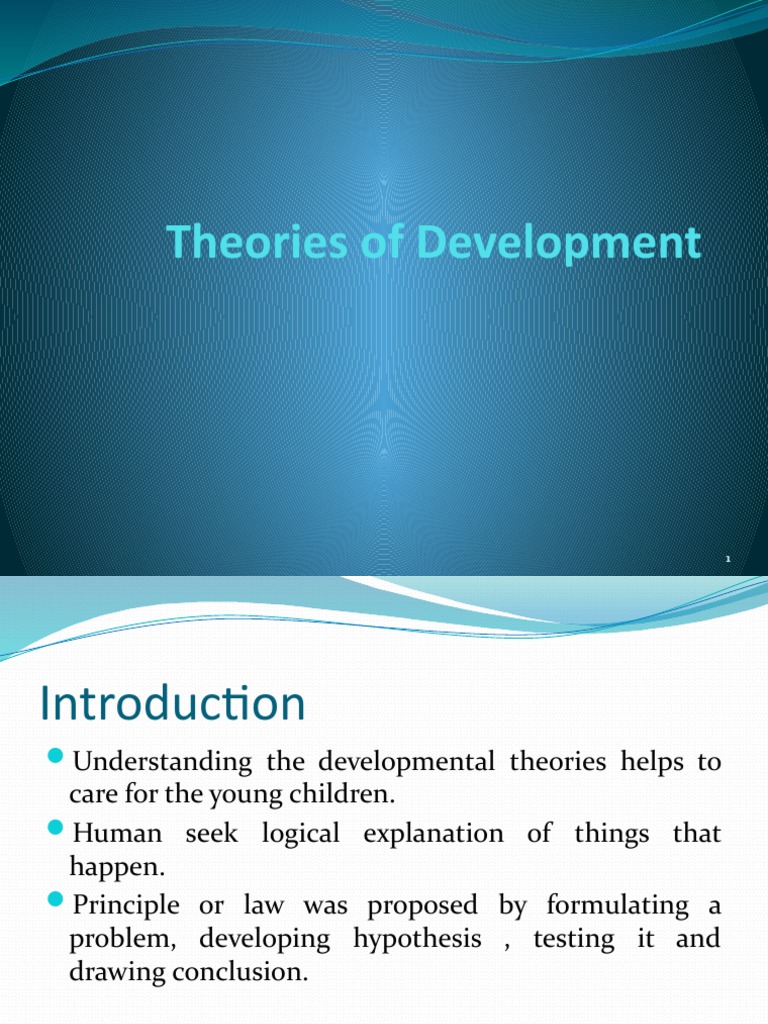 Theories of Development PDF Behavioural Sciences Relationships