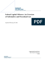 Federal Capital Offenses: An Overview of Substantive and Procedural Law