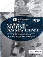 CNA Candidate Handbook | PDF | Test (Assessment) | Identity Document
