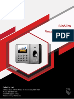 Bioslim: Fingerprint & Rfid