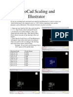 AutoCad Scaling and Illustrator