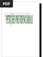 MODELOS DE PETIÇÕES PREVIDENCIÁRIAS